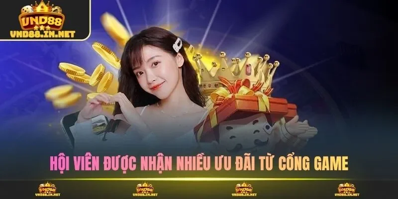Hội viên được nhận nhiều ưu đãi từ cổng game